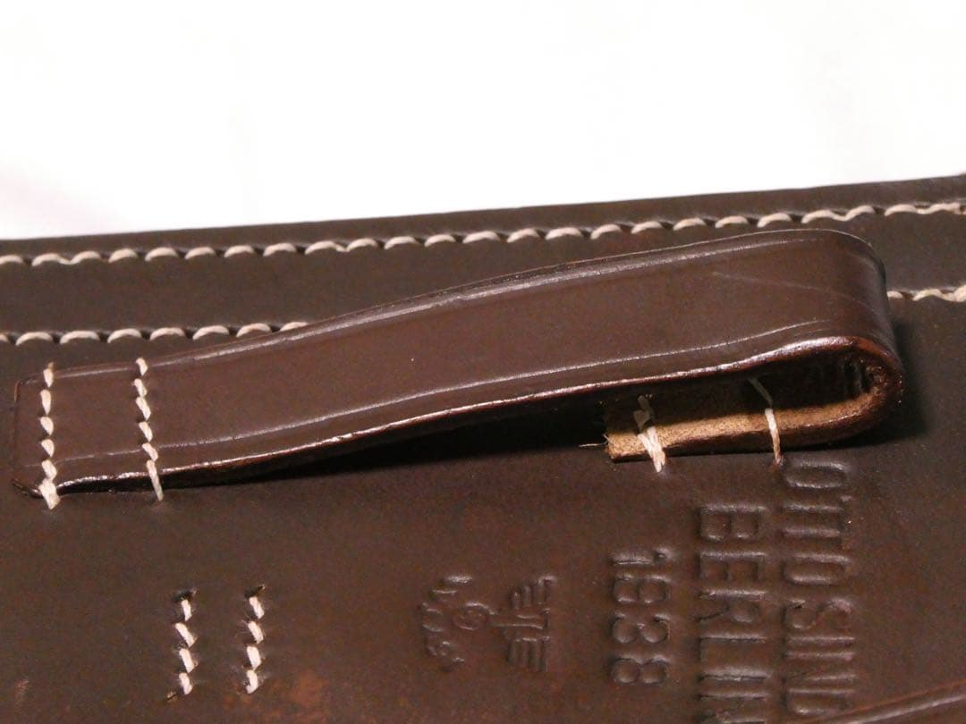 ルガーP08 ホルスター　レプリカ　4インチ　レザー　茶　ブラウン　ドイツ軍