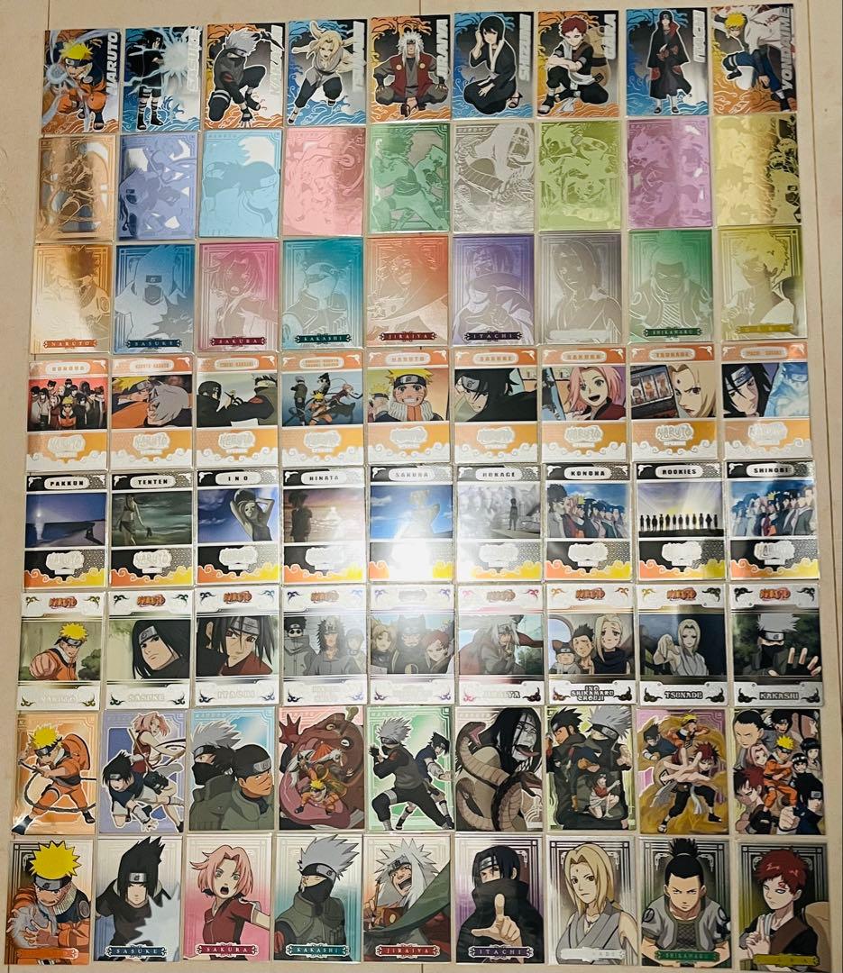 ナルト エッチングカード コレクション コンプ カカシ イタチ NARUTO