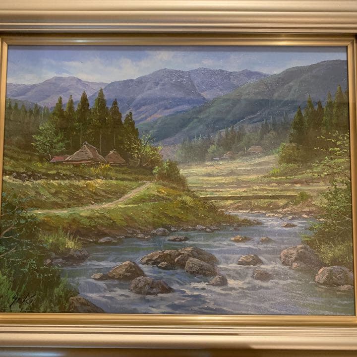 絵画 油絵 6号 風景画