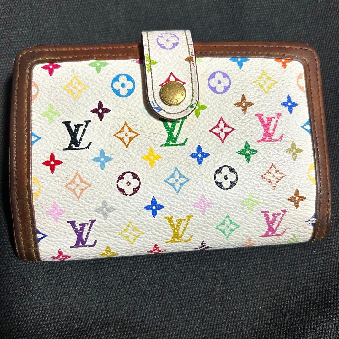 ルイヴィトン モノグラム・マルチカラー がま口財布