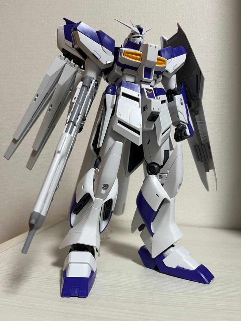 MG Hi-νガンダムVer.Ka＋HWS拡張セット【組立済】