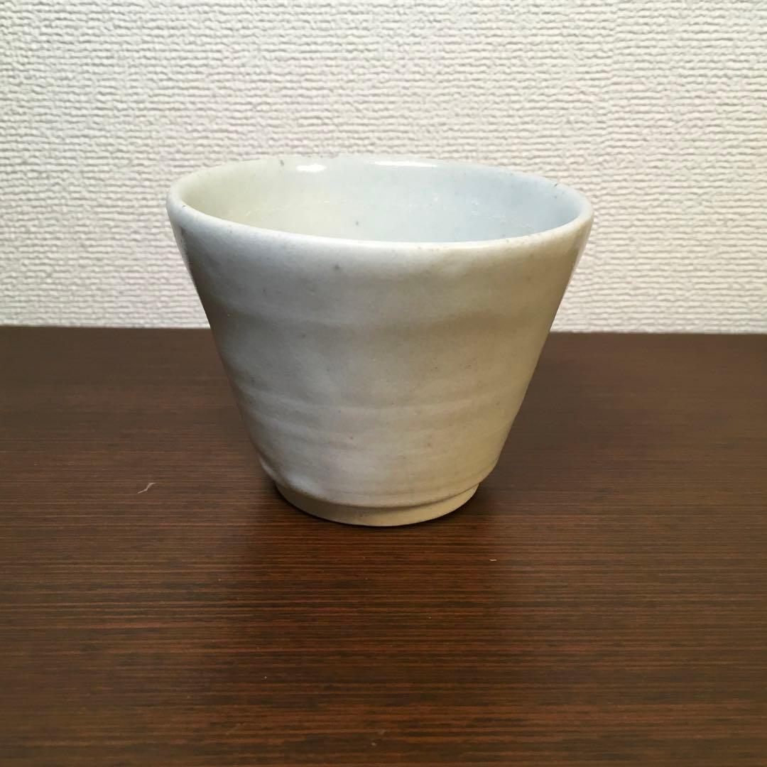 骨董　アンティーク　古伊万里　白磁　蕎麦猪口　酒器　初期　無傷　そば猪口