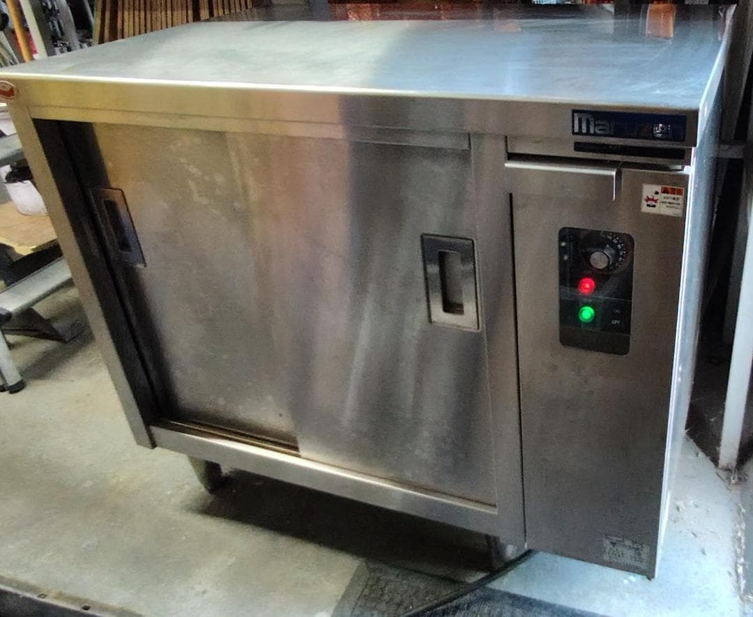 マルゼン 電気ディッシュウォーマーテーブル MEWD-096 2019年製