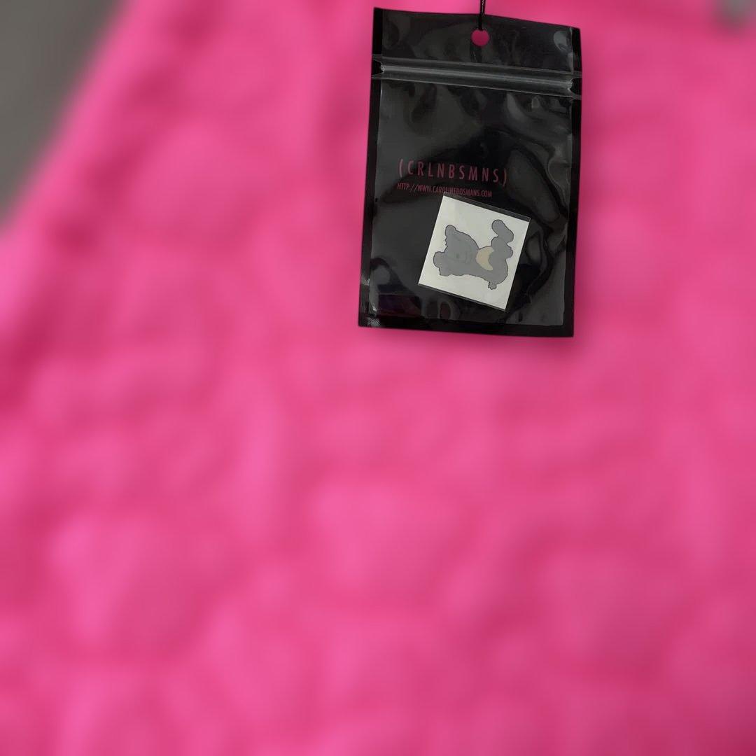 ⚫︎caroline bosmans⚫︎ピンクのくまキルトのスカート16Y