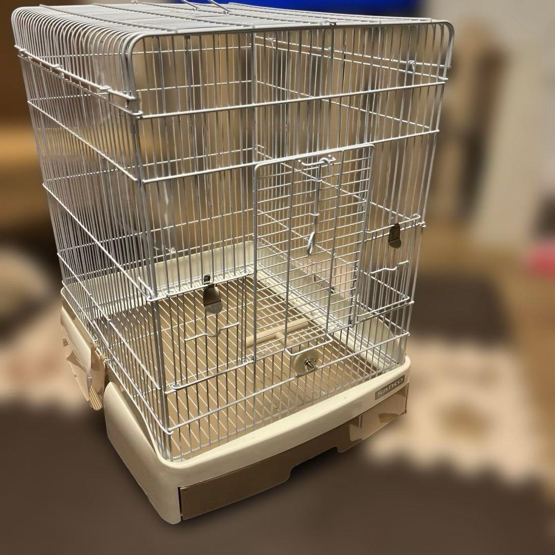 とうこ 鳥用ケージ イージーホーム バード 40ブラウン