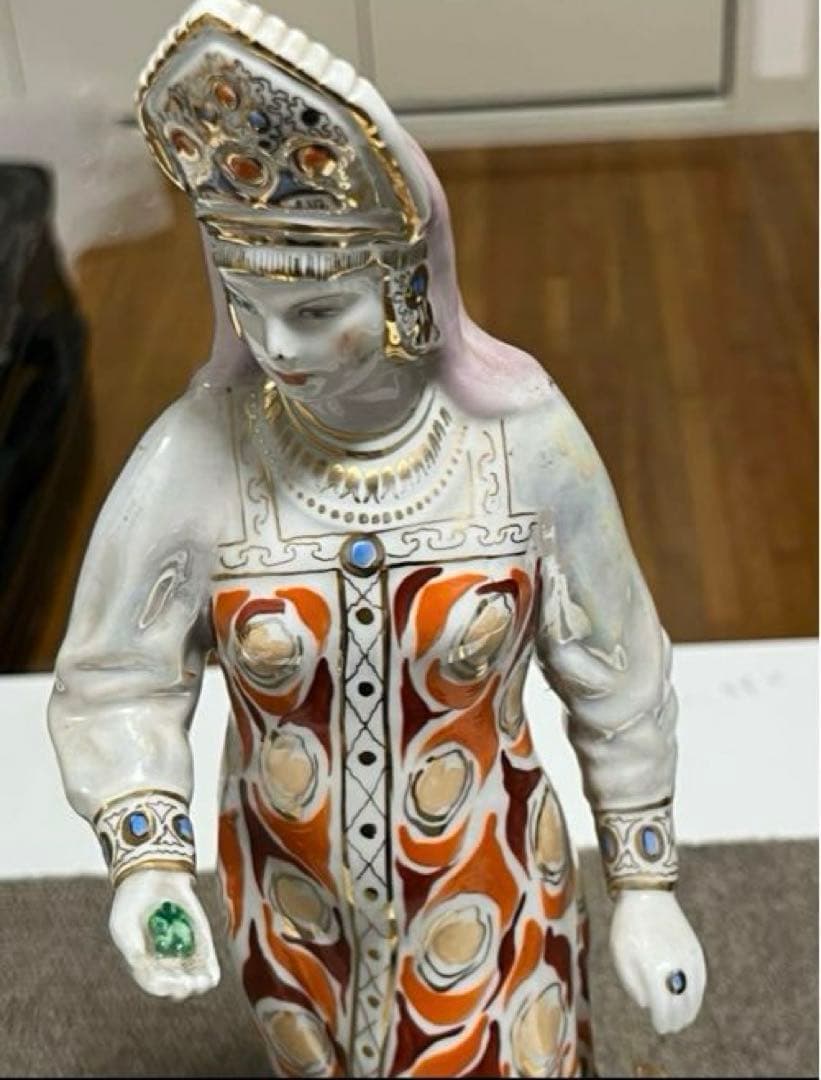 デュレボ ソ連 ロシア ソビエト　磁器置物 時代品　唐物