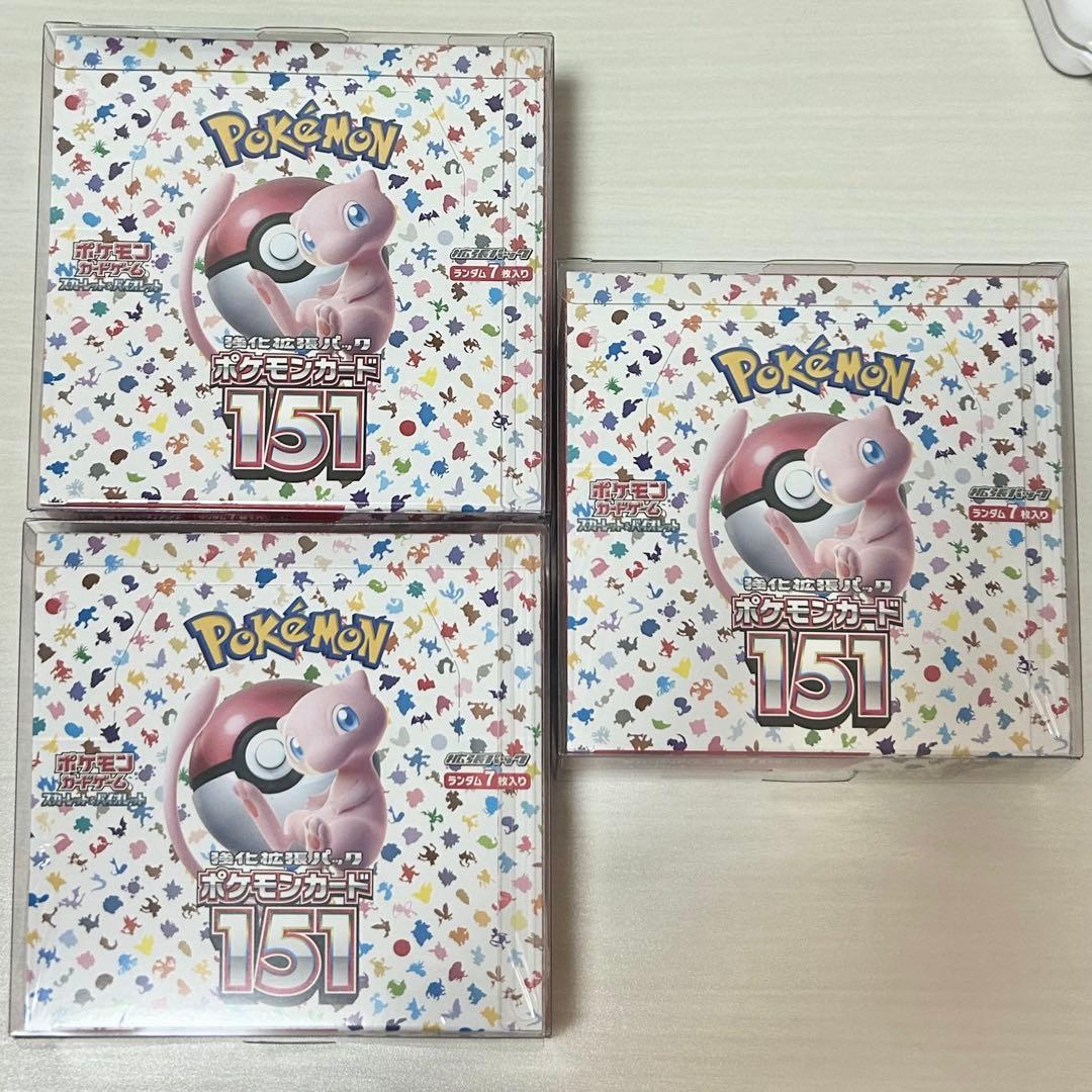 ポケカ　151　 3BOX