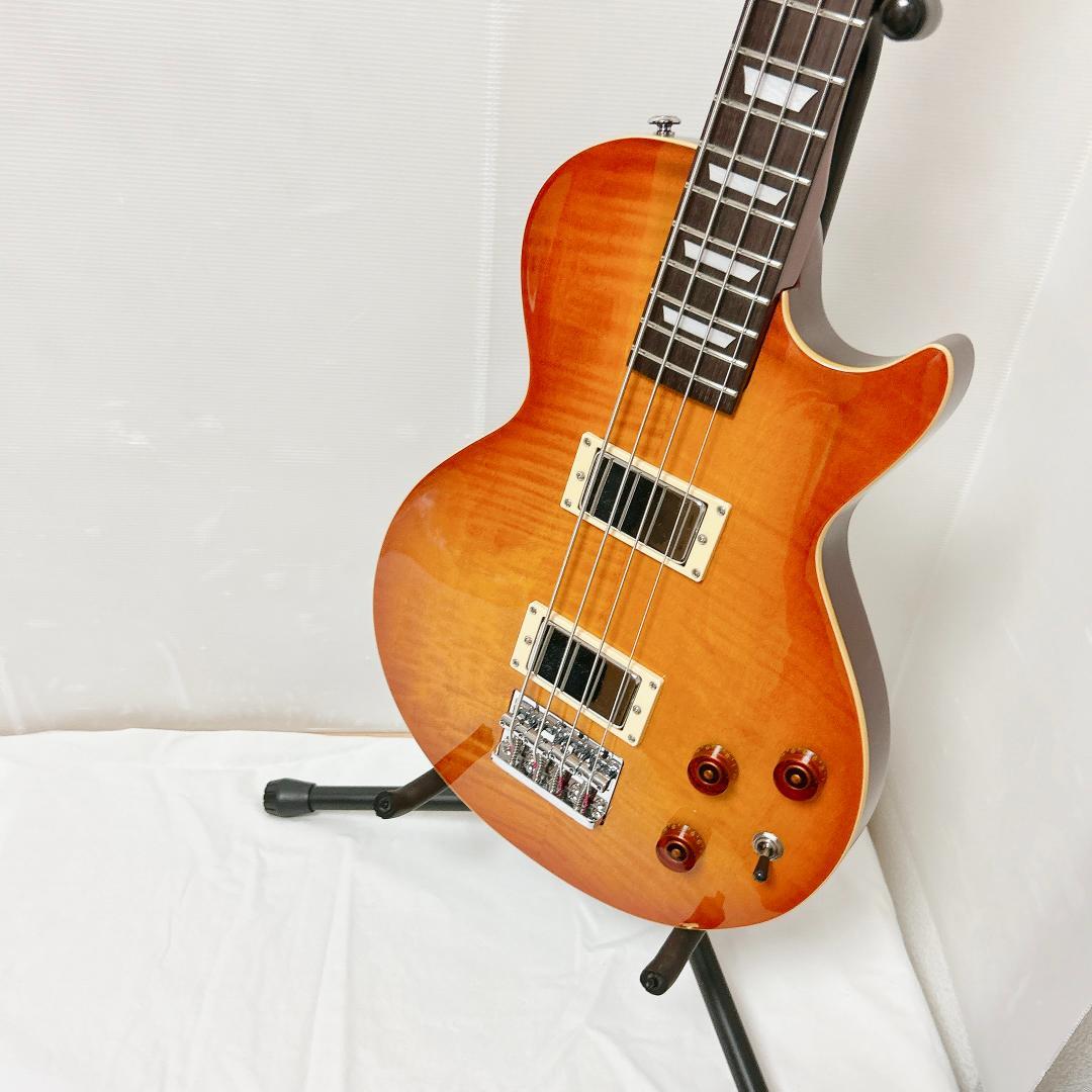 美品 GrassRoots グラスルーツ レスポールベース サンバースト