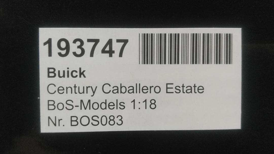 ミニカー BoS Buick Century Caballero Estate 1:18