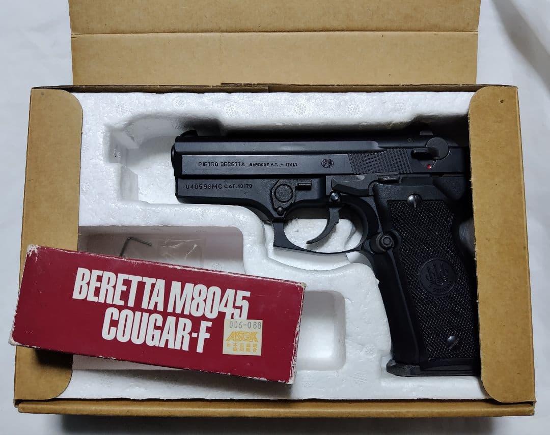 WA ベレッタ M8045 COUGAR-F クーガー スペア マガジン 付き