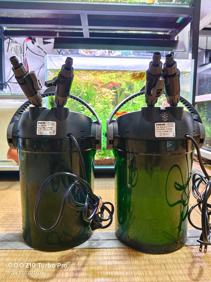 EHEIM 2234 外部フィルター 2台セット ジャンク／保証なし