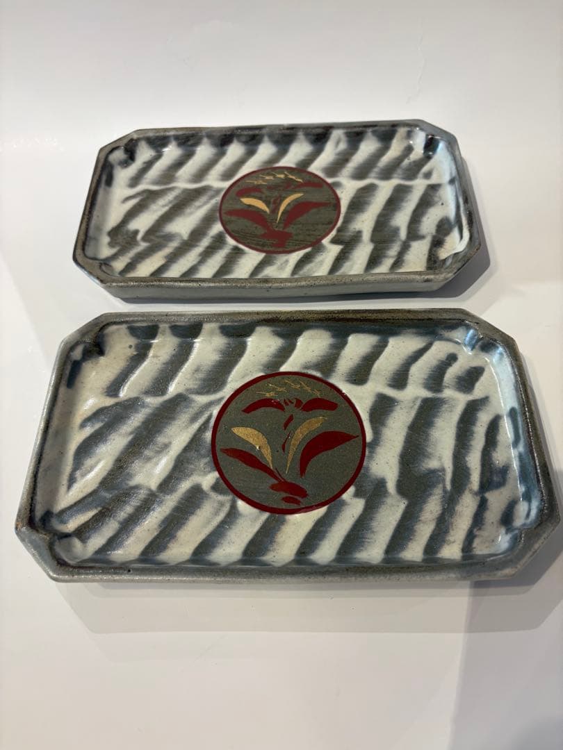 松崎健　長皿　2客　未使用品