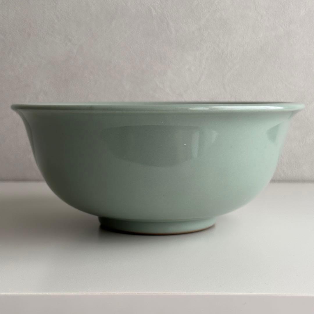 宮永東山 青磁 菓子鉢 共箱