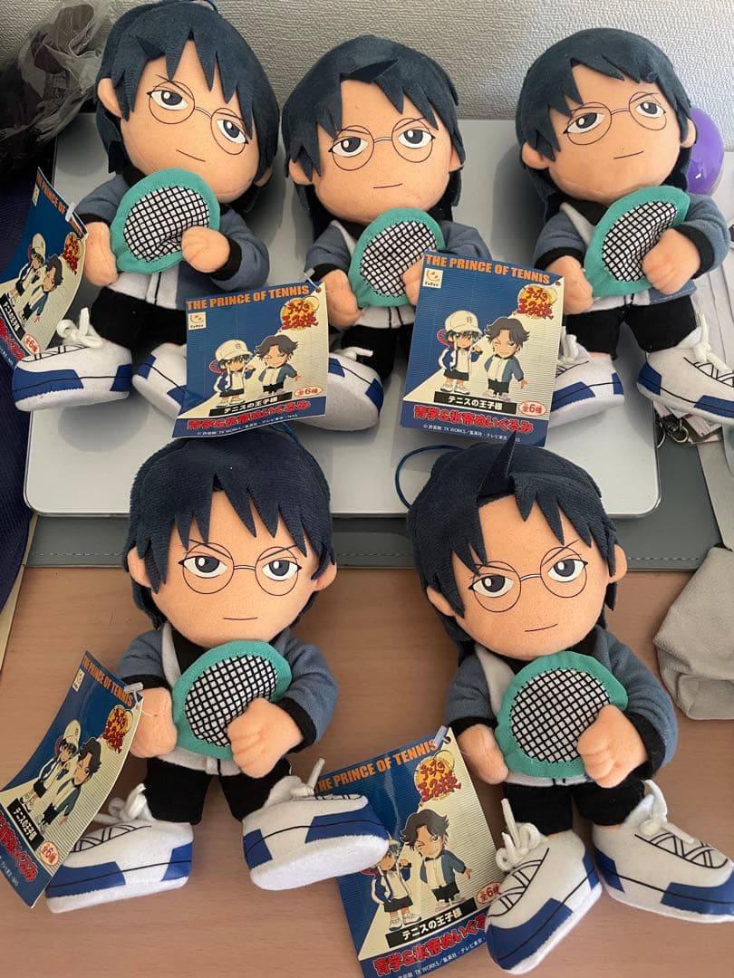 レトロ　テニスの王子様 ぬいぐるみ 忍足侑士1点