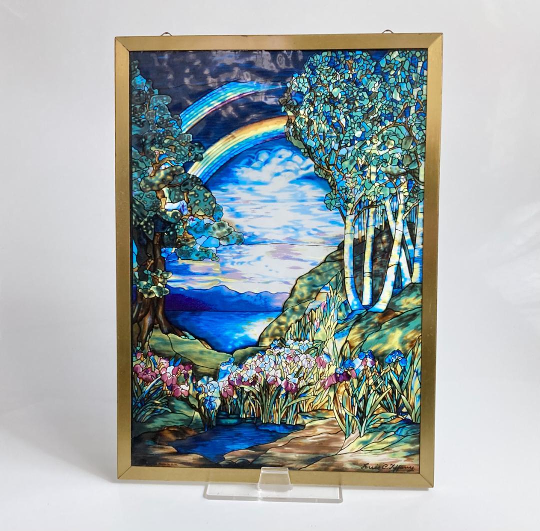 ルイス・C・ティファニー レインボー 虹 ステンドグラス グラスマスターズ