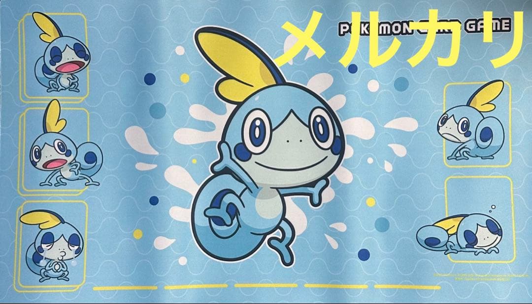 ポケモン　海外　韓国　袋付プレイマット　メッソン