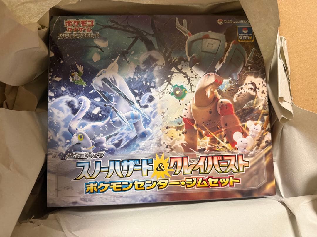 スノーハザード & クレイバースト ポケモンセンター・ジムセット　新品未開封