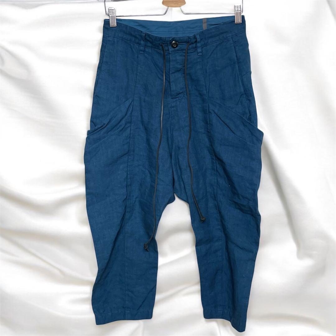 美品　名作　カズユキクマガイ　アタッチメント　リネン　カーゴ　サルエルパンツ