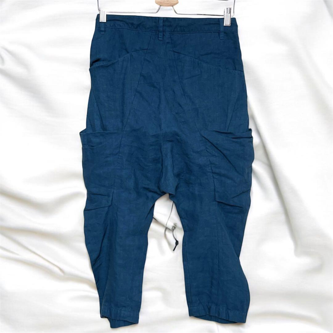 美品　名作　カズユキクマガイ　アタッチメント　リネン　カーゴ　サルエルパンツ