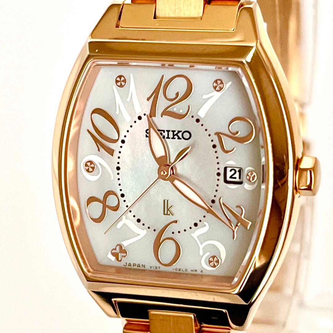 セイコー SEIKO ルキア レディース 腕時計 稼働 ソーラー s1978