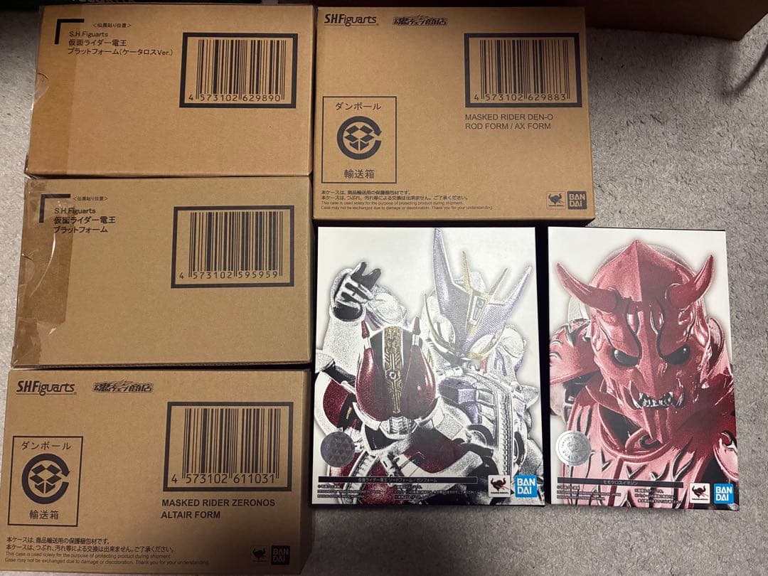【中古】S.H.Figuarts（真骨彫製法） 仮面ライダー電王 6体セット