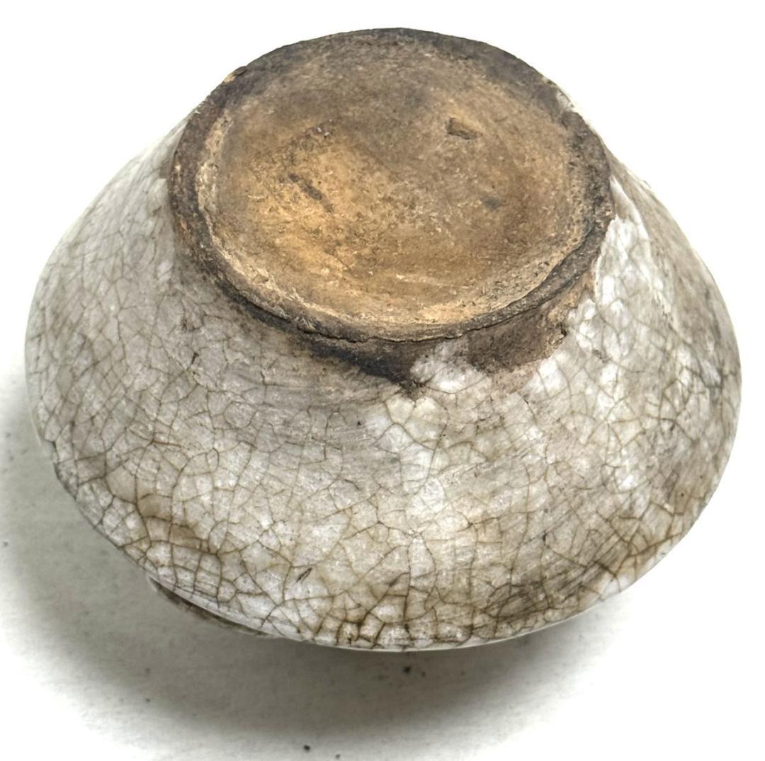 中国 双耳古壺 小壷 一輪生 時代物 古美術 ウブ品 入手困難 WWTT165