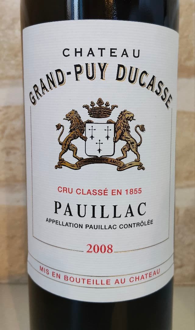 CHATEAU GRAND-PUY DUCASSE 2008【未開封】
