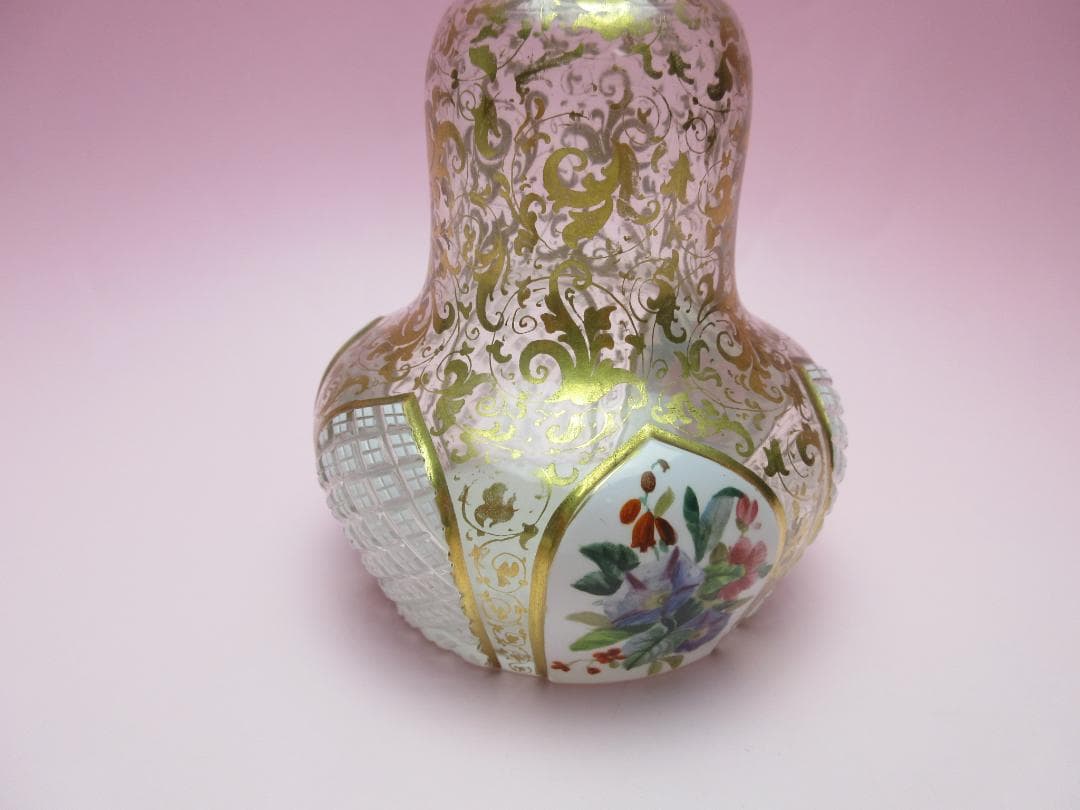 ビンテージ 金彩 花模様 洋風 デカンタ デキャンタ 70905