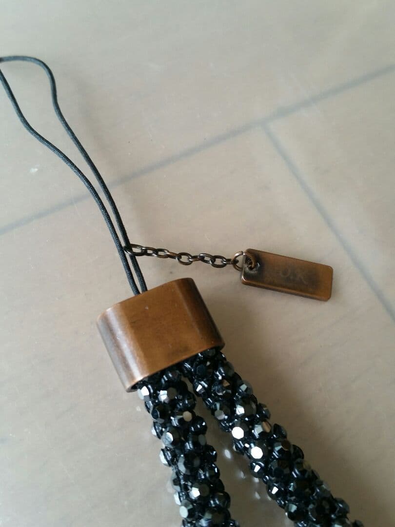 アメックスブラックカード ストラップ センチュリオン スワロフスキー クリスタル