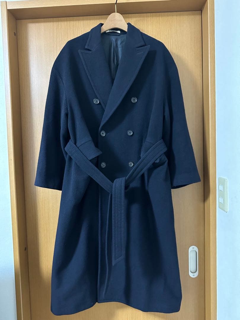 AURAALEE ベビーカシミアダブルブレストコート