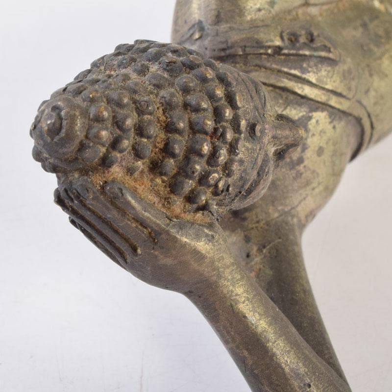 仏教美術　古銅　涅槃像　寝釈迦像　仏像　置物　N　8702