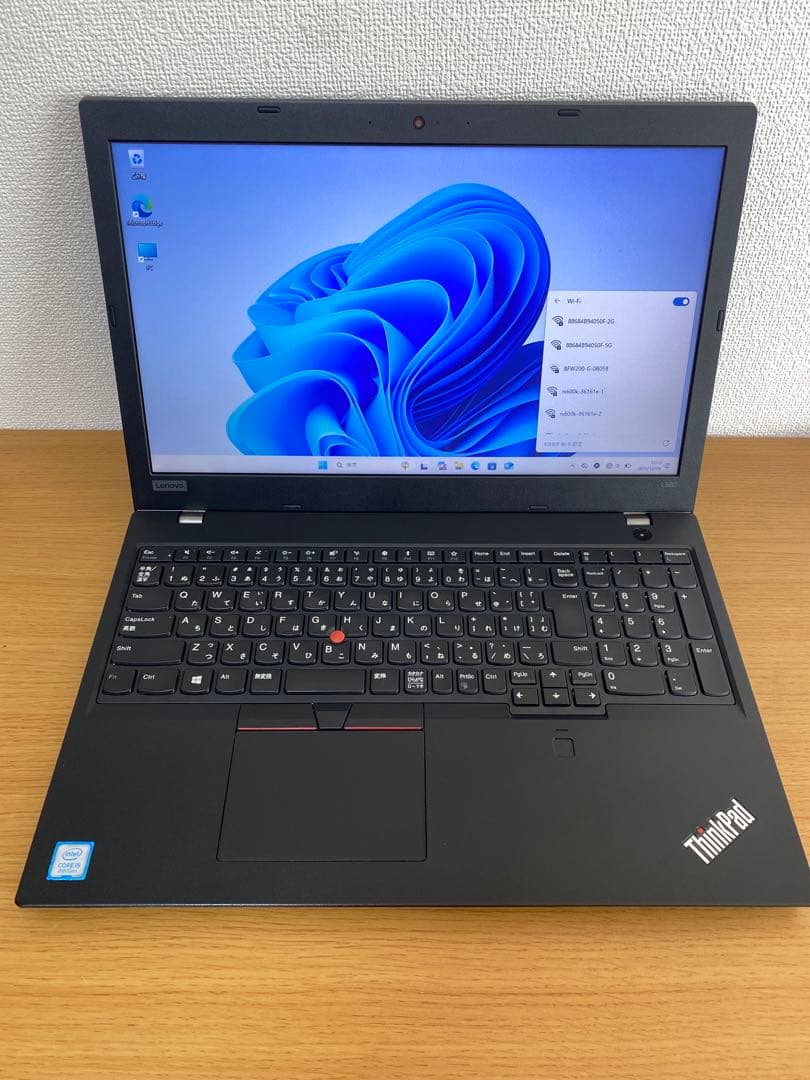 lenovoノートパソコン/i5-8250U/SSD256GB/メモリ8GB