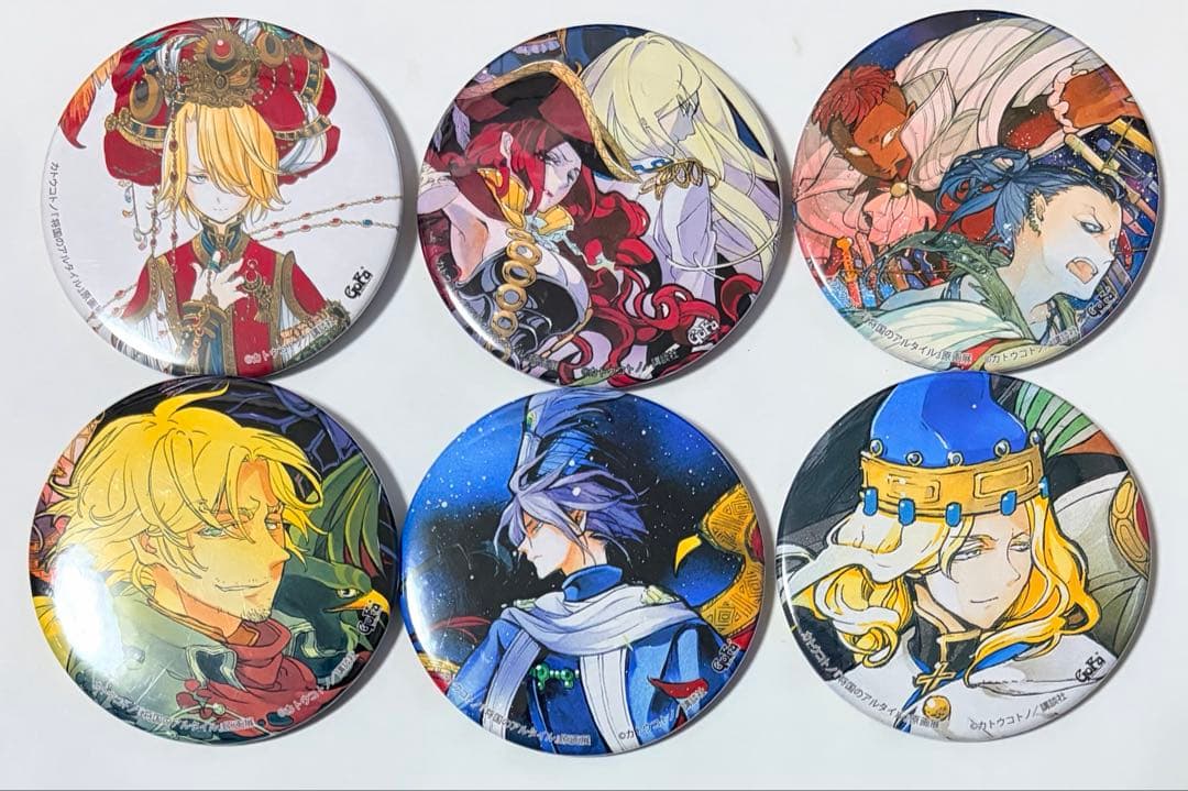 将国のアルタイル 原画展 缶バッジ 6点
