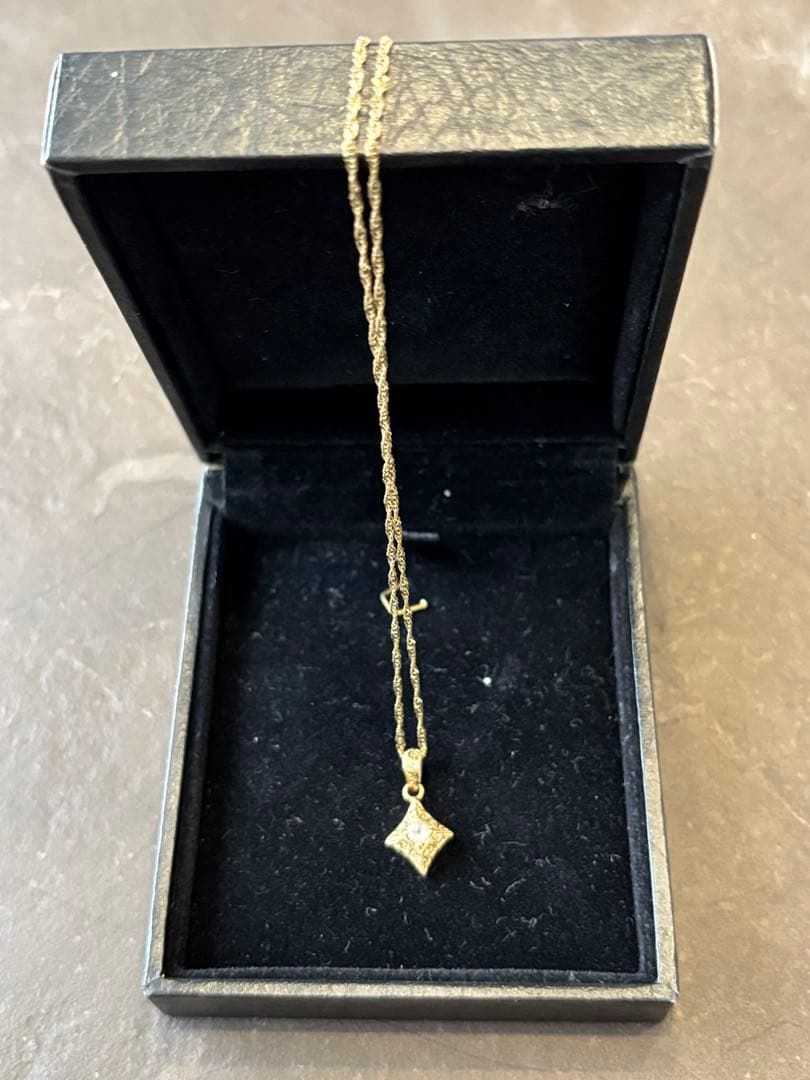 Maxi ハワイアンジュエリー　水晶ネックレス45cm