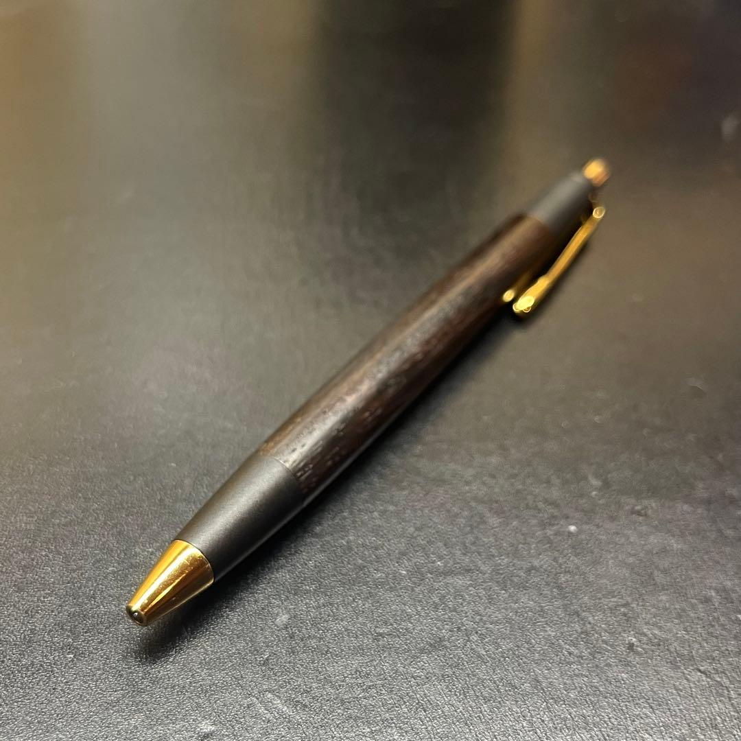 【旧型】野原工芸 ハカランダ シャープペンシル　ゴールド