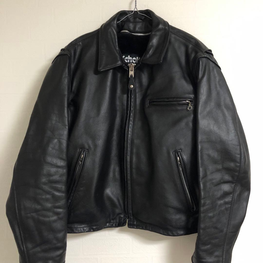 極美品 schott レザージャケット642 44サイズ ライナー付き