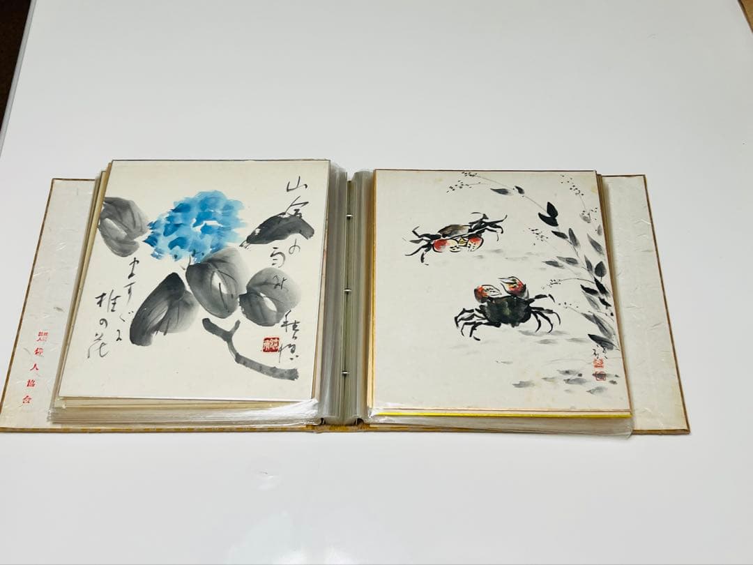 様々なテーマの作品を収録した日本画アルバム。