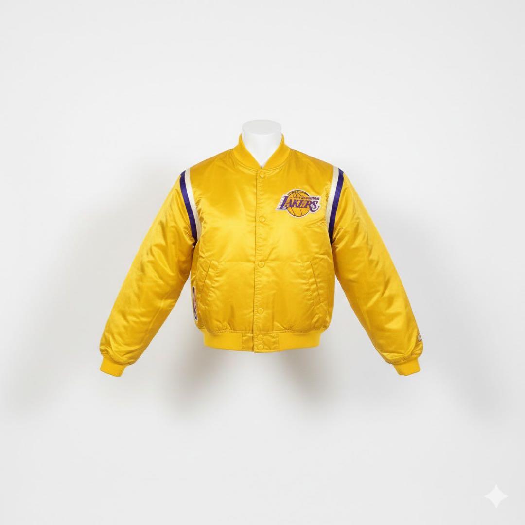 Starter 製 ロサンゼルス・レイカーズ オフィシャルサテンジャケットです