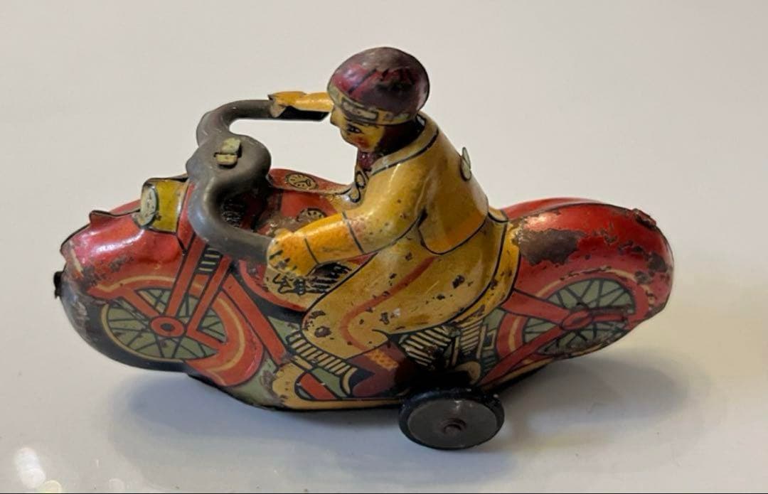 ミニインディアンバイク　ブリキ・フリクション　当時物　希少