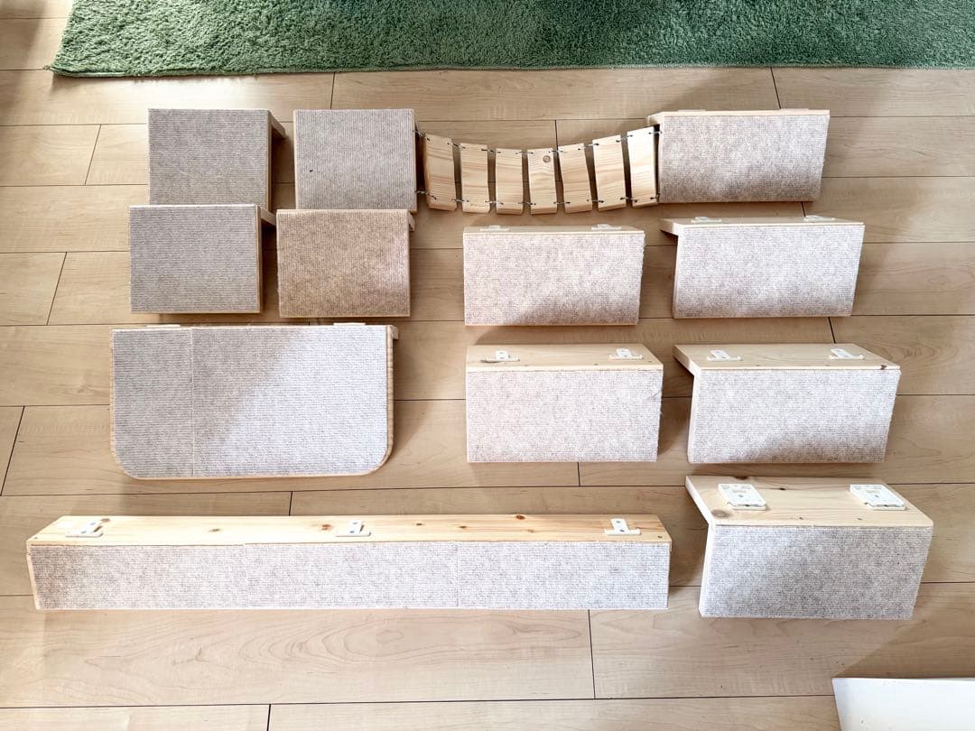 跡が目立たないから賃貸OK！DIYキャットウォーク/キャットステップ大量セット