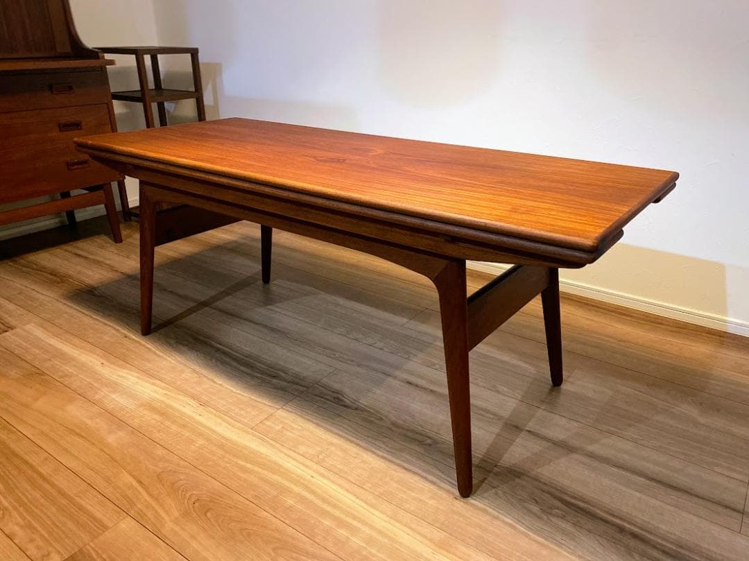 1960s デンマーク製 チーク エレベーターテーブル 仕上済