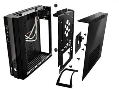 小型省スペースPC 自作 8GB i3-4160T DVD-Drive SSD