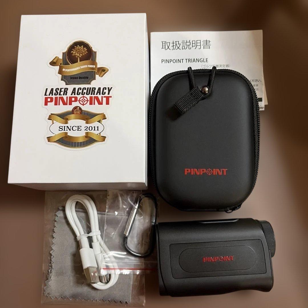 レーザーアキュラシー PINPOINT ゴルフ レーザー距離計 3点距離計測