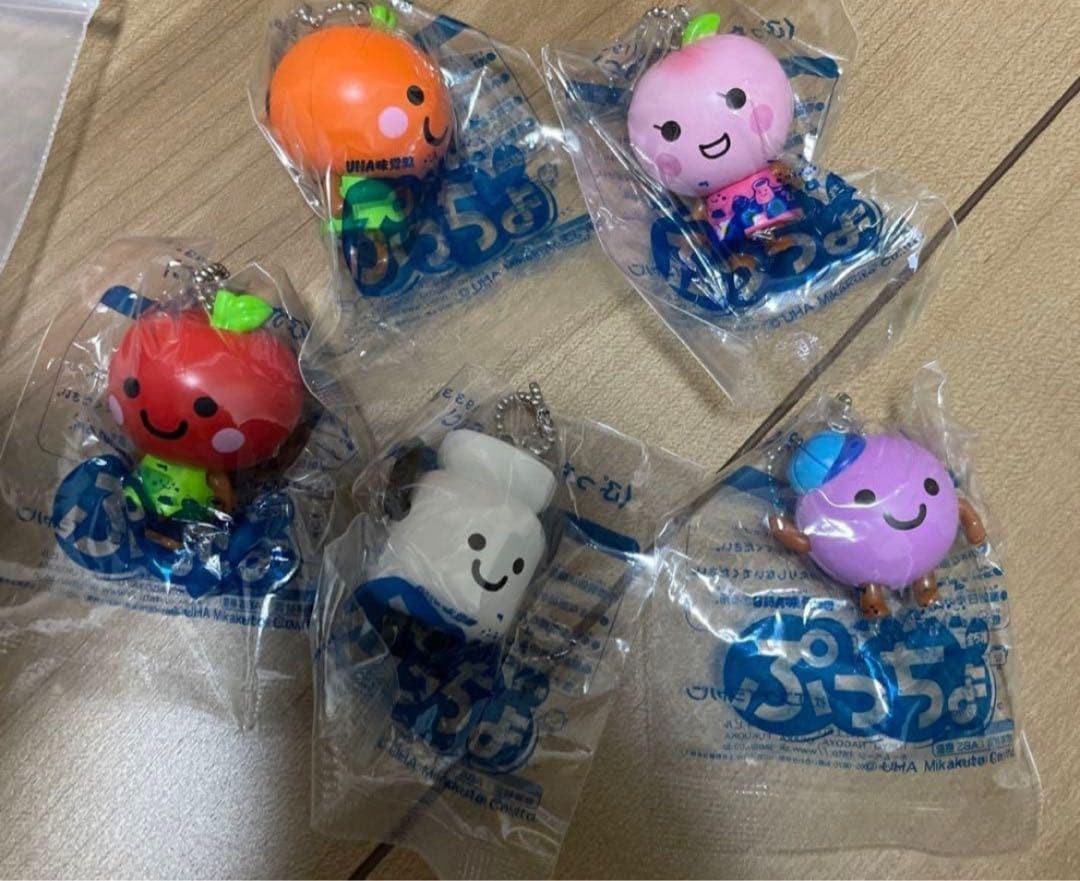 ぷっちょ フルーツマスコット　5点　コンプリート　平成当時　2008年