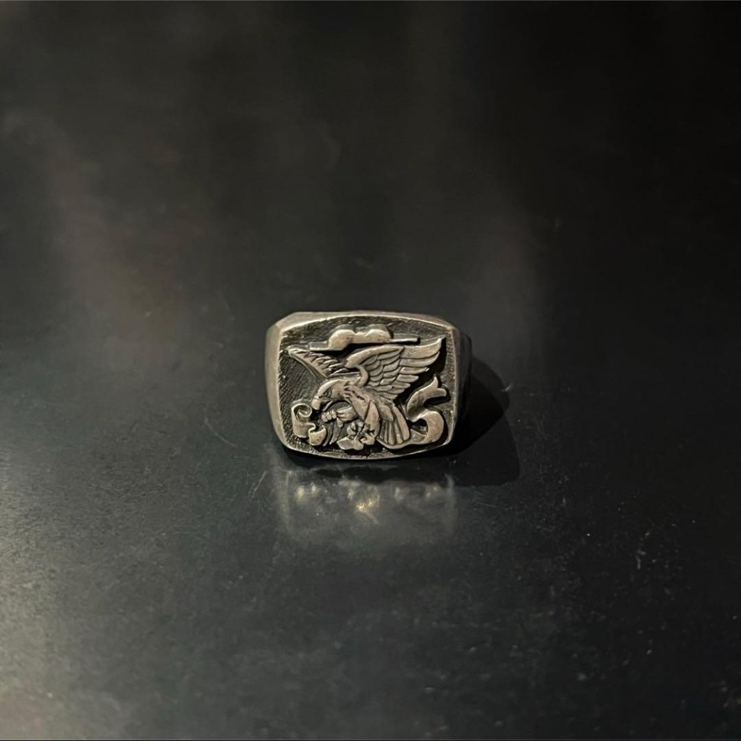 SILVER925 EAGLE SIGNET RING/シルバー/リング