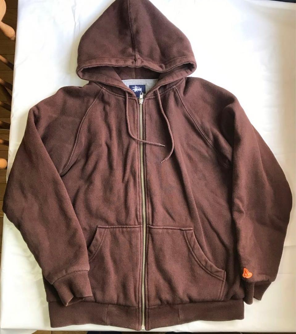 1990s old stussy ステューシー　ジップパーカー　裏サーマル
