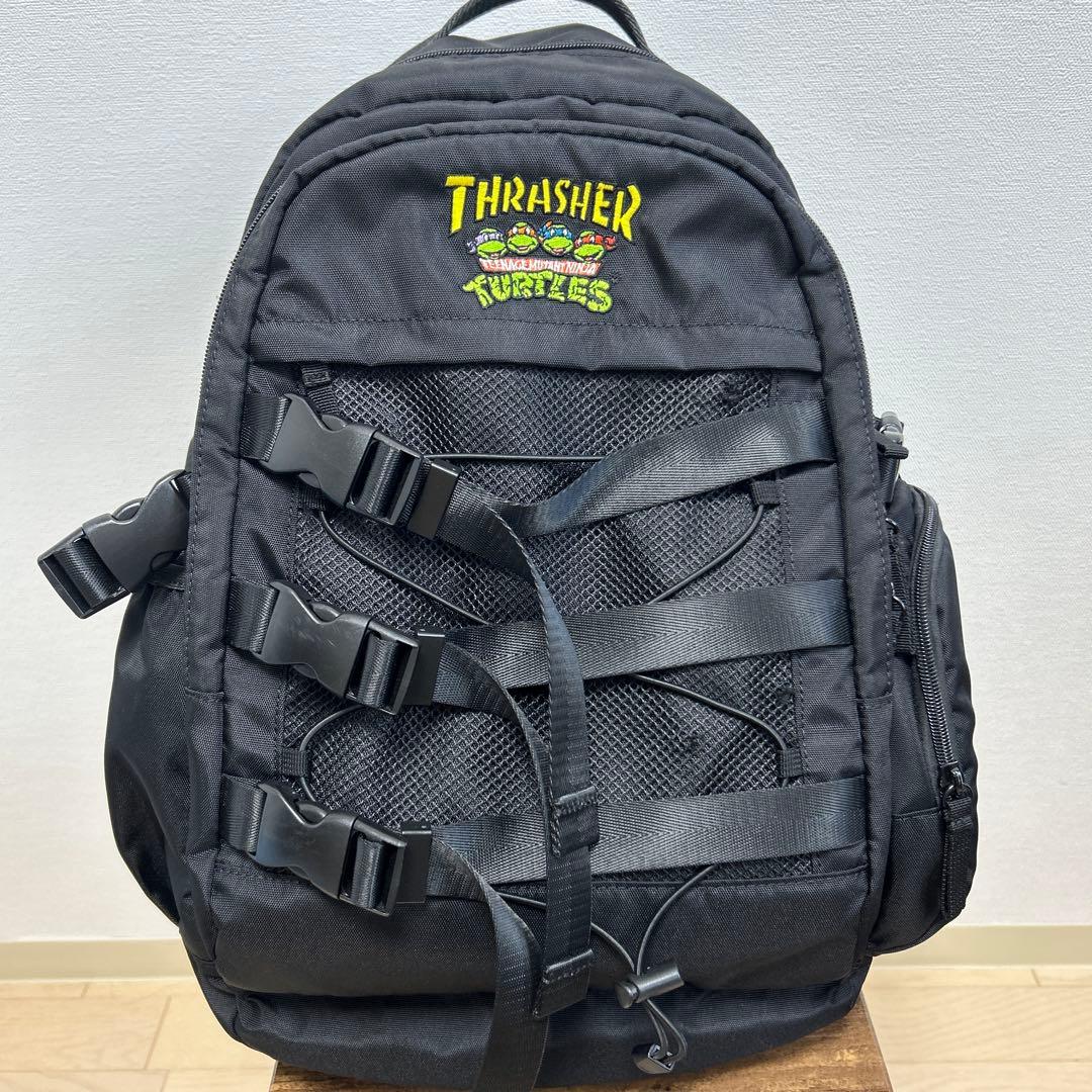 【完売品】【THRASHER×ミュ－タント タ－トルズ】3ベルトデイバッグ