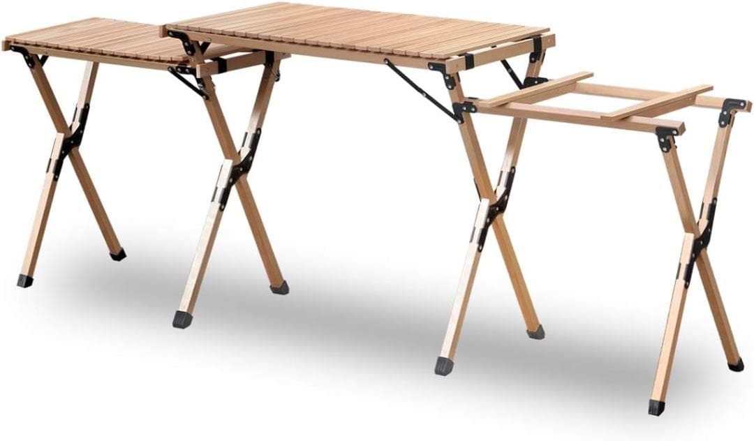 nicoFIELDOOR ウッドロール　キッチンテーブル ツーバーナー対応