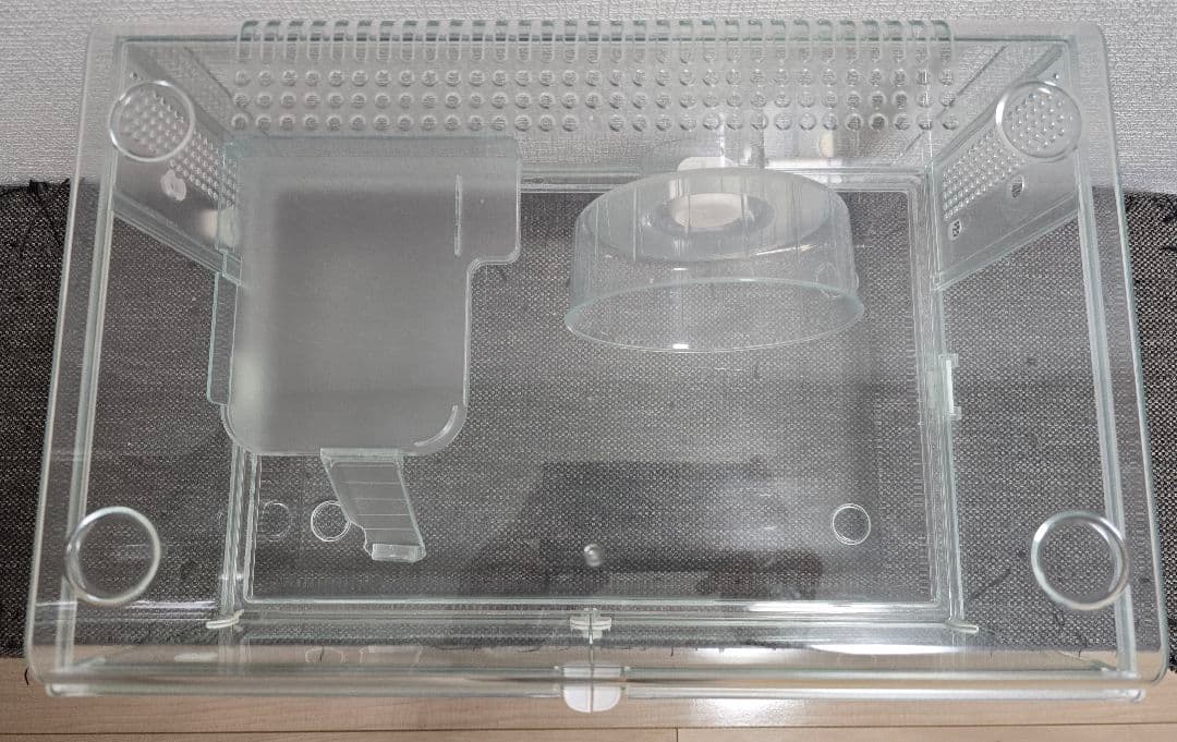 GEX グラスハーモニー600 ハムスターケージ ＋ 専用ステージ付き