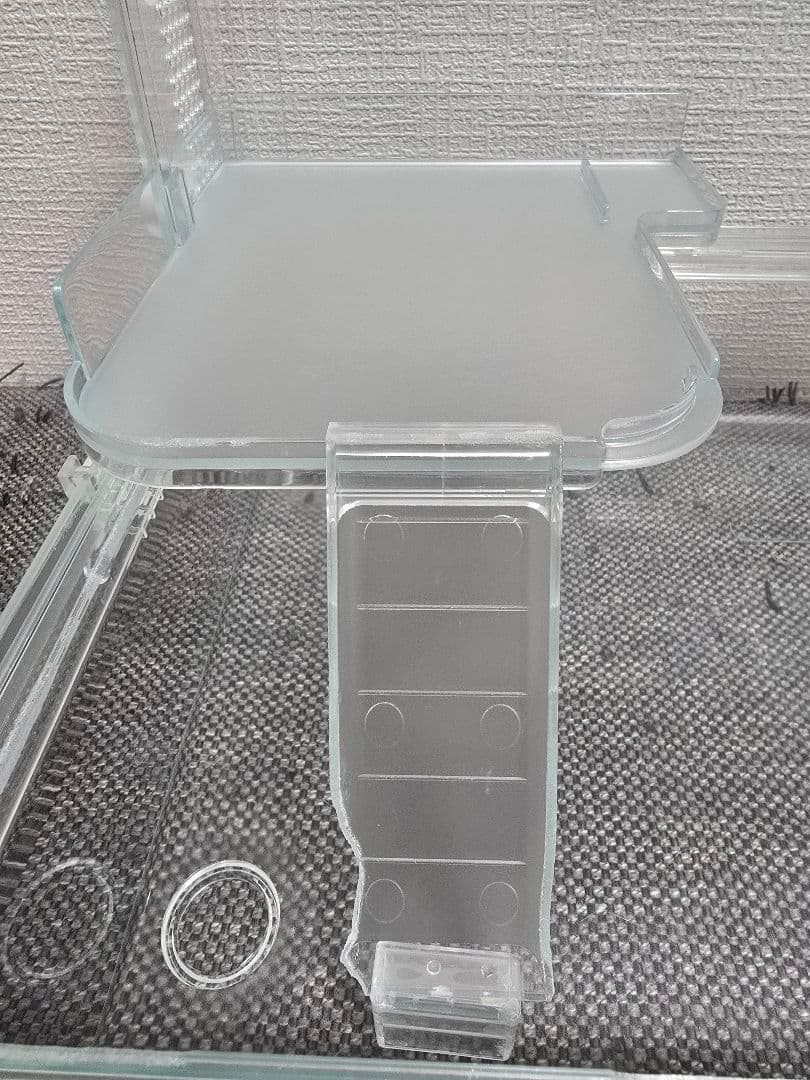 GEX グラスハーモニー600 ハムスターケージ ＋ 専用ステージ付き